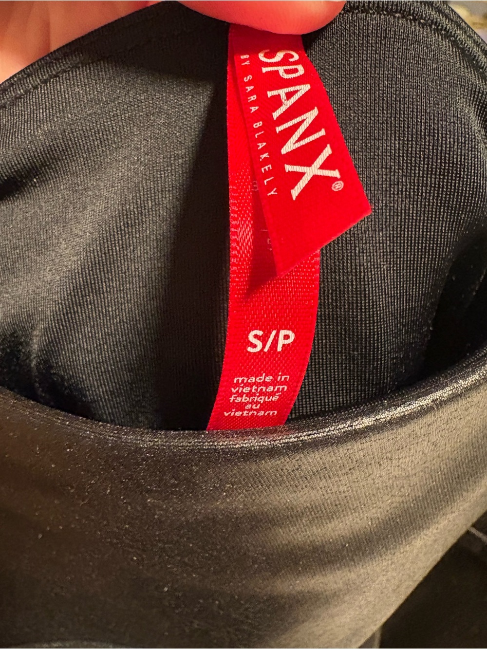 SPANXshape Faux Leather Leggings - Small - Picture 4 of 4